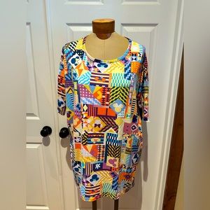 Lularoe Disney Irma Minnie Mouse Shirt Sz M